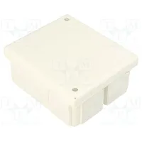 Enclosure junction box X 80Mm Y 95Mm Z 40Mm wall mount Ip54  Jx-Pk-104-Wh Pk-104 White