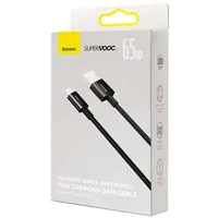 Baseus Superior Series Cable Usb to Usb-C, 65W, Pd, 1M Black  Cays000901 6932172612917 037273
