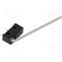 Microswitch Snap Action 0.1A/250Vac with lever Spdt On-On  Db3C-C1Ld