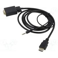 Cable Hdmi 1.4 1.8M black Support Fullhd  Savkabelcl-104