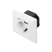 Digitus  Safety Plug for Flush Mounting with 1 x Usb Type-C, A Da-70615 4016032443223
