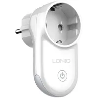 Smart Wi-Fi socket Ldnio Sew1058, with night light function White  Sew1058 6933138600658 042495