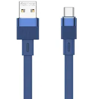Cable Usb-C Remax Flushing, 2.4A, 1M Blue Rc-C001 A-C blue  6954851225010 047406