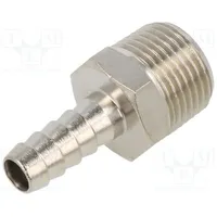 Push-In fitting connector pipe nickel plated brass 8Mm  3040-8-3/8 3040 8-3/8