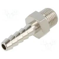 Push-In fitting connector pipe nickel plated brass 6Mm  3040-6-1/8 3040 6-1/8