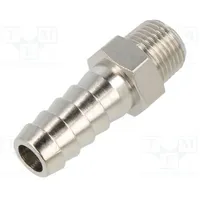 Push-In fitting connector pipe nickel plated brass 9Mm  3040-9-1/8 3040 9-1/8