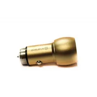 Evelatus - Car Charger Ecc01 Gold 2Usb port 3.1A with stainless steel escape tool  4751024976609