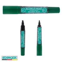 Stanger folien Marker permanent M260 Best Mark 1-4Mm, double action green, 1 pcs.  712523-1 401188605052