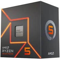Amd Cpu Desktop Ryzen 5 6C/ 12T 7600 5.2Ghz Max, 38Mb,65W,Am5 box, with Radeon Graphics and Wraith Stealth Cooler  730143314572
