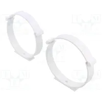 Accessories holder for round ducts white Abs Ø100Mm  007-0237