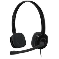 Logitech Headset Stereo H151/ Black 981-000589  50992060573318-1 5099206057333