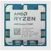 Amd Cpu, , Desktop, Ryzen 5, 7500F, 3700 Mhz, Cores 6, 6Mb, Socket Sam5, 65 Watts, Oem, 100-000000597  4-100-000000597