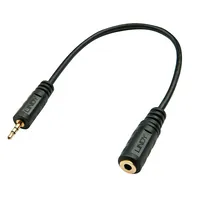 Lindy Cable Adapter Audio 2.5 / 3.5Mm 0.2M 35698  4-35698 4002888356985
