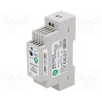 Power supply switched-mode for Din rail 15W 15Vdc 01A Out 1  Pos-Din15W15 Pos Din15W15