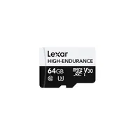 Lexar Flash Memory Card  High-Endurance 64 Gb microSDHC memory class Uhs-I Lmshged064G-Bcnng 843367128983