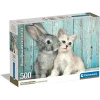 Puzzle 500 elements Compact Cat  Bunny Wzclet0Ug035539 8005125355396 35539