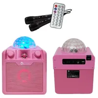Portable Speaker, N-Gear, Disco Block 410 Pink, Wireless, Bluetooth, Discoblock410P  2-Discoblock410P
