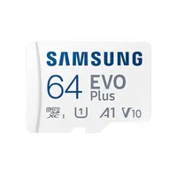 Samsung  Microsd Card Evo Plus 64 Gb microSDXC Memory Flash memory class U1, V10, A1 Mb-Mc64Sa/Eu 8806095420134