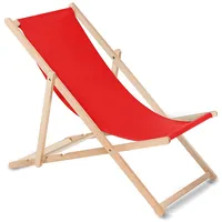 Wooden chair made of quality beech wood with three adjustable backrest positions Red colour Greenblue Gb183  Czerwony 5902211105657 Wlononwcrbes5