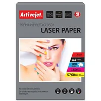 Activejet Ap4-160G100L photo paper for laser printers A4 100 pcs  5901443100034 Expacjpap0025