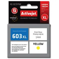 Activejet Ae-603Ynx ink Replacement for Epson 603Xl T03A44 Supreme 14 ml yellow  5901443112600 Expacjaep0306