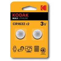 Kodak Lithium Cr1632 / 3V Baterijas 2Gab.  Cr1632-Bl2 887930417708