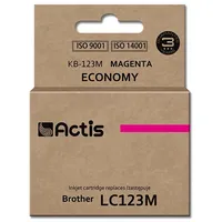 Actis Kb-123M ink Replacement for Brother Lc123M/Lc121M Standard 10 ml magenta  5901443020608 Expacsabr0039