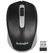 Activejet Amy-313 Mouse wireless Usb Optical 1200 Dpi black and gray  5901443107057 Peracjmys0017