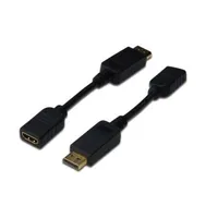 Adapter Displayport 1.1A plug,HDMI socket 150Mm  Ak-340408-001-S