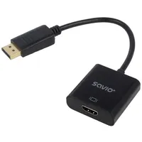 Adapter Displayport plug,HDMI socket black bag  Savkabelcl-55/Bulk Savkabelcl-55/B