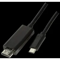 Adapter Hdmi plug,USB C plug 3M black 32Awg  Ua0330