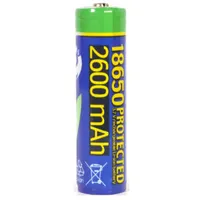Akumulators Energenie Lithium-Ion 18650 Protected 2600 mAh  Eg-Ba-18650/2600 8716309122351