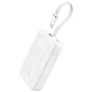 Anker Power Bank, Built-In Usb-C Cable, 30W  A1688H21 10000 mAh White 194644201098