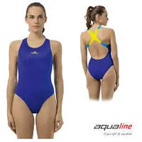 Aquafeel Sieviešu kopējais peldkostīms  43-Rozā, 52-Tirkīzs, 53-T.zils Pe21716 21716
