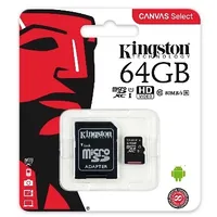 Atmiņas karte microSD Kingston 64Gb Sdhc 10 class, Uhs-I  86839