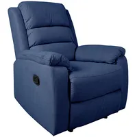 Atpūtas krēsls - reglaineris Manuel,Ar manuālu mehānismu, tumši zils  13879 4741243138797