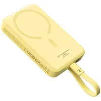 Baseus Magnetic Mini Magsafe 10000Mah 30W powerbank with built-in Lightning cable - yellow  Simple Series Usb-C 60W 0.3M P1002210By23-00 6932172642808
