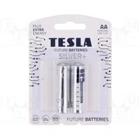 Battery alkaline 1.5V Aa non-rechargeable Ø14.5X50.5Mm 2Pcs.  Bat-Lr6S/Tesla-B2 8594183397856