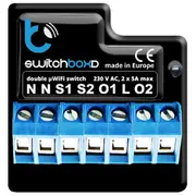 Blebox switchboxD - Double Circuit Breaker 230V  Switchboxd 5900168580091 Wlononwcr4944