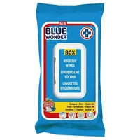 Blue Wonder higiēniskas mitrās salvetes tīrīšanai  80 gab. 02070 8712038002070