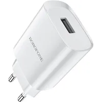 Borofone Wall charger Bn1 Innovative - Usb 2,1A white  Ład001421 6931474741080