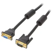Cable D-Sub 15Pin Hd socket,D-Sub plug black 2M  Dagbh
