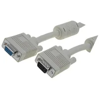 Cable D-Sub 15Pin Hd socket,D-Sub plug grey 3M  Ak-310203-030-E