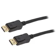 Cable Displayport plug,both sides 15M black  Cv0113