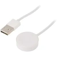 Cable for smartwatch charging 1M white 1A  Ak-Sw-15