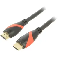 Cable Hdmi 1.4 plug,both sides Pvc 1.8M black Core Cu  Cg525-R-1.8