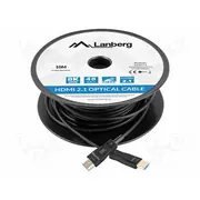 Cable Hdmi plug,both sides Pvc 2.1,Optical Len 10M  Ca-Hdmi30Fb-0100Bk Ca-Hdmi-30Fb-0100-Bk