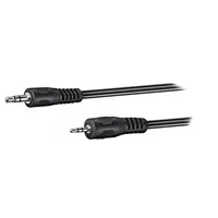 Cable Jack 2.5Mm 3Pin plug,Jack 3.5Mm plug 2M black  Cable-409 50459