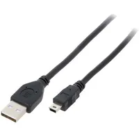 Cable Usb 2.0 A plug,USB B mini plug gold-plated 1.8M  Ccf-Usb2-Am5P-6