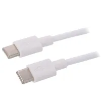 Cable Usb 2.0 C plug,both sides 0.5M white  2Usb.c-0.5Wh 66315